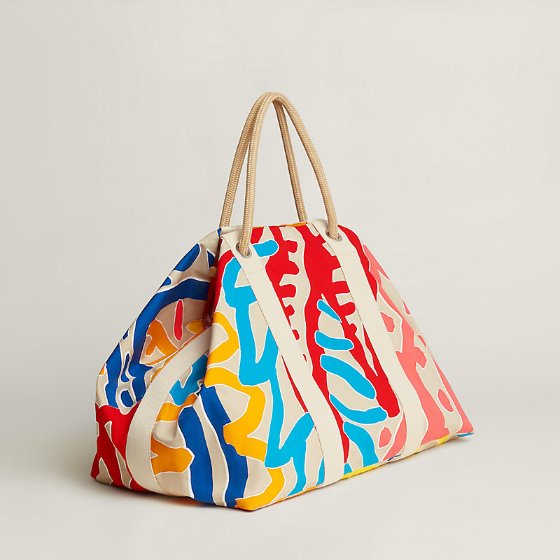 【大容量◎】気分が上がる☆ HERMES ビーチバッグ ビーチバッグ 《ル・シャン・デ・シガール》 | Hermès